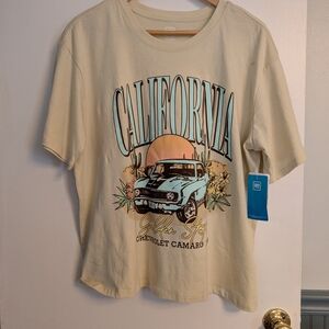 California Graphic Women's Tee - Cream